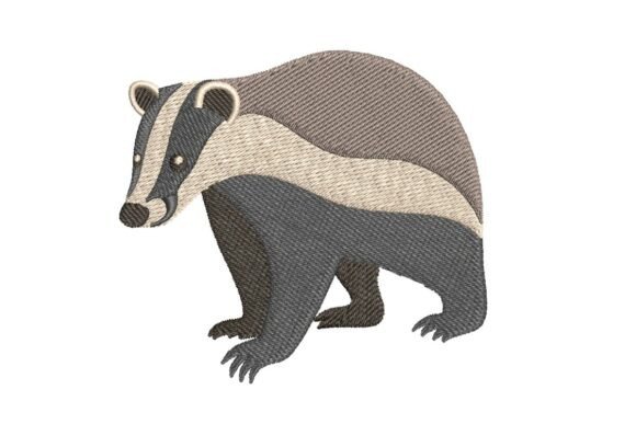 Badger Embroidery: Capturing Wild Spirit