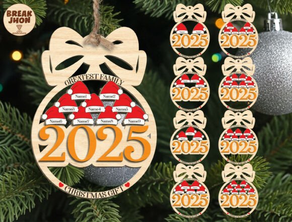 Crafting Memories: The Family Christmas Ornament 2025 SVG for Personalized Holiday Decor