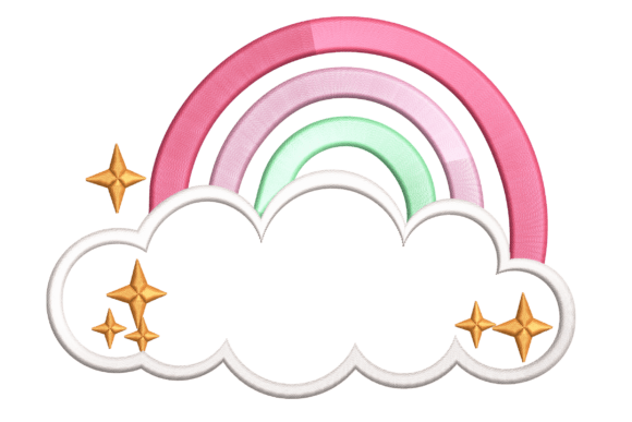 Embracing Soft Aesthetics: The Pastel Rainbow Cloud in Modern Machine Embroidery