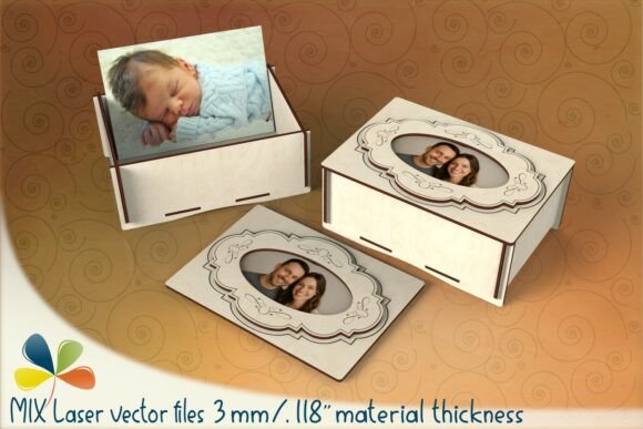 Family Photo Memory Box Laser Cut SVG: A Timeless Keepsake for Your Precious Memories