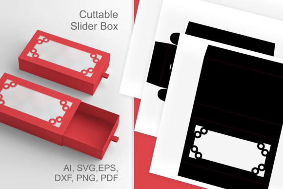 Frame with Circles - Drawer Favor Box: Elevating Modern Gift Presentation