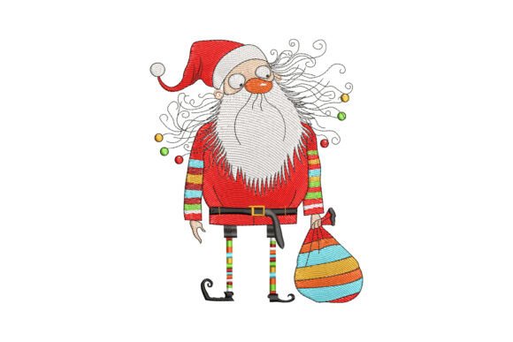 Funny Quirky Santa Christmas: Integrating Whimsy into Your Embroidery Workflow
