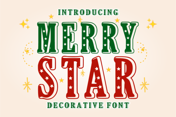 Merry Star: Elegant Holiday Typography
