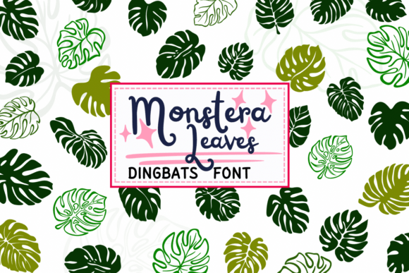 Monstera Leaves: Transforming Digital Design with Organic Typography