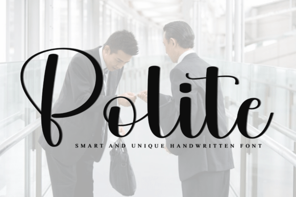 Polite: A Festive Typeface for Holiday Design