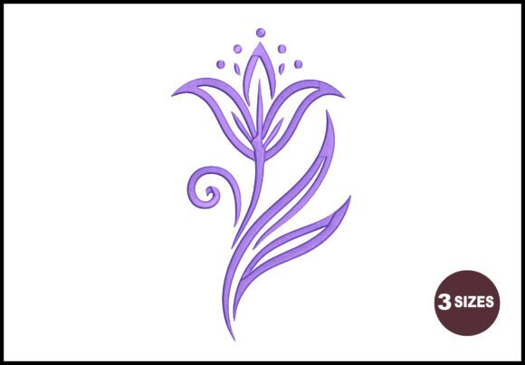 Purple Swirl Flower: Integrating Stylized Botanicals into Modern Design Workflows