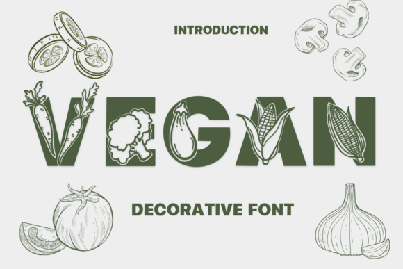 Vegan: Cultivating Authenticity Through Organic Typography