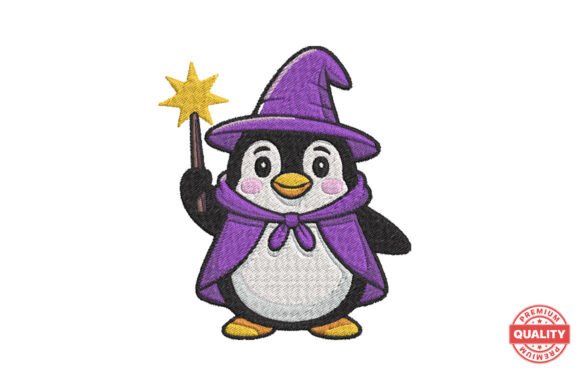 Wizard Penguin Halloween: Elevating Your Embroidery Projects with Precision and Charm